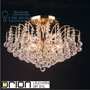 Иконка orion leuchten DLU 2324/9/62 gold KRISTALL KLASSISCH ceiling light, 9 lamps, 24K gold plated, clear crystal светильник