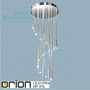 Иконка orion leuchten DLU 2345/60L/18/1,9m chrom Spiral chandelier with crystal balls, 18 lamps, chrome finish светильник