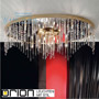 Иконка orion leuchten DLU 2359/6+6+1/100 gold Palme ceiling lamp with 6+6+1 lamps, 24K gold plated светильник
