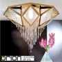 Иконка orion leuchten DLU 2376/16/115 gold Oktogon crystal ceiling light, 115cm, 24K gold plated светильник