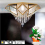 Иконка orion leuchten DLU 2376/16/95 gold Oktogon crystal ceiling light, 95cm, 24K gold plated светильник