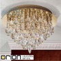 Иконка orion leuchten DLU 2401/45 gold Celeste crystal ceiling light, gold finish, 45cm светильник