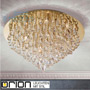 Иконка orion leuchten DLU 2401/75 gold Celeste crystal ceiling light, gold finish, 75cm светильник