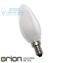 Иконка orion leuchten E14/4W i.m. LED *FO* LED C35 filament candle, 4W, frosted cover лампочка