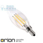 Иконка orion leuchten E14/4W klar LED *FO* LED C35 filament candle, 4W, clear cover лампочка