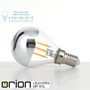Иконка orion leuchten E14/4W silber LED *FO* E27 LED, G45 with silver top лампочка