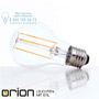Иконка orion leuchten E27/7W klar LED *FO* LED A55 bulb, 7W, clear, dimmable лампочка