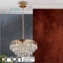 Иконка orion leuchten HL 6-1617/12 gold Celeste crystal pendant lamp, gold finish светильник