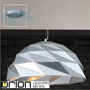 Иконка orion leuchten HL 6-1643/3 silber Origami pendant light, 3 lamps, silver finish светильник