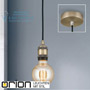 Иконка orion leuchten HL 6-1648/1 Patina Jailhouse pendant light, antique brass светильник