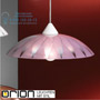 Иконка orion leuchten KL 8-214 violett/Aufh. Martina pendant light, violet decorated glass светильник
