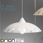 Иконка orion leuchten KL 8-214 weiß/Aufh. Martina pendant light, white decorated glass светильник