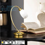 Иконка orion leuchten LA 4-1062/1 MS Carla Table Lamp, Shiny Brass finish with satin diffused glass настольная лампа