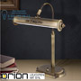 Иконка orion leuchten LA 4-1178/1+1 Patina Picture Desk Lamp with brass decoration, Antique Brass finish настольная лампа