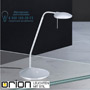 Иконка orion leuchten LA 4-1189 satin Cobra LED desk lamp, satin chrome finish настольная лампа