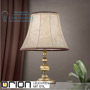 Иконка orion leuchten LA 4-443 Patina/4225 Haut braun Flemish style table lamp with shade, Antique Brass finish, D34cm настольная лампа