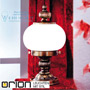 Иконка orion leuchten LA 4-473/1 Patina/328 opal matt Wiener Nostalgie table lamp, antique brass finish, matt opal glass настольная лампа