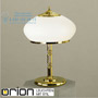 Иконка orion leuchten LA 4-801/2 gold/386 opal-gold Empire table lamp, 24K gold plated, H48cm настольная лампа