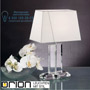 Иконка orion leuchten LA 4K/451 02 050 chrom Mailand acrylic table lamp with shade, chrome finish настольная лампа
