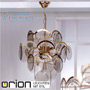 Иконка orion leuchten LU 1108/10 gold/293 rauch Rauchglas chandelier, 10 lamps, gold finish светильник