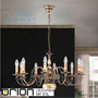 Иконка orion leuchten LU 1235/10 Patina Flemish chandelier, 10 lamps, Antique Brass finish светильник