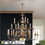 Иконка orion leuchten LU 1239/12+6+3 Patina m.A. Classic flemish chandelier, 12+6+3 lamps, Antique Brass finish, with eagle светильник