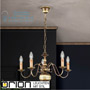 Иконка orion leuchten LU 1283/5 Patina Flemish Style chandelier, 5 lamps, Antique Brass finish светильник