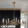 Иконка orion leuchten LU 1285/10 Patina Chandelier flemish style, 10 lamps, Antique Brass finish светильник