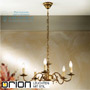 Иконка orion leuchten LU 1285/5 Patina Chandelier flemish style, 5 lamps, Antique Brass finish светильник