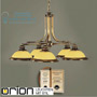 Иконка orion leuchten LU 1376/5 Patina/354 champ Austrian Old Lamp Chandelier, Antique Brass finish, 5 champagne glass shades светильник