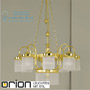 Иконка orion leuchten LU 1387/8+1 MS St&auml;bchenserie chandelier, 9 lamps, shiny brass finish светильник