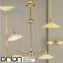 Иконка orion leuchten LU 1411/2 Patina-Zug/365 champ Artdesign Chandelier in Antique Brass finish, champagne glasses, 2 lamps + pulley system светильник