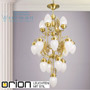 Иконка orion leuchten LU 1440/4+8+4+1 bronze/376 klar-matt Budapest chandelier, 17 lights in bronze finish with satin diffused cut glasses светильник