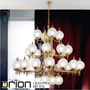 Иконка orion leuchten LU 1510/4+16+8+4 bronze/407/18 matt Chandelier 1510 Objektdesign, 32-lights, bronze finish and satin glasses светильник