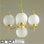 Иконка orion leuchten LU 1510/4+1 bronze/407/18 matt Chandelier 1510 Objektdesign, 5-lights, bronze finish and satin glasses светильник