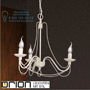 Иконка orion leuchten LU 1531/3 Elfenbein-gold Vela chandelier, 3 lamps, ivory finish светильник