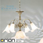 Иконка orion leuchten LU 1617/4+1 Altpatina/440, 441 Tosca chandelier, 5 lamps, antique brass finish светильник