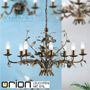 Иконка orion leuchten LU 1638/8 Antik Flora Chandelier, 8 lamps in Antique finish светильник