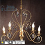 Иконка orion leuchten LU 1658/5 gold Alessia Chandelier, 5 lamps, 24K gold plated светильник