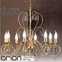 Иконка orion leuchten LU 1658/8 gold Alessia Chandelier, 8 lamps, 24K gold plated светильник