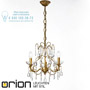 Иконка orion leuchten LU 1709/3 Antik/Kristall Anita Chandelier, Antique Finish with 3 lamps светильник