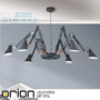 Иконка orion leuchten LU 1730/6 schwarz-cu Bachelor chandelier светильник