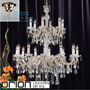 Иконка orion leuchten LU 1K/1409/16+8 Theresa chandelier, 24 lamps, gold finish светильник