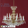 Иконка orion leuchten LU 2143/12+6 gold Hirohito crystal chandelier, 12+6 lamps and 24K gold plated светильник