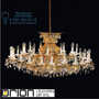 Иконка orion leuchten LU 2143/24+12 gold Hirohito crystal chandelier, 24+12 lamps and 24K gold plated светильник