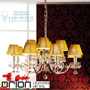 Иконка orion leuchten LU 2144/8+4 gold/4463 gold Kristalldesign crystal chandelier, 12 lamps, 24K gold plated with golden shades светильник