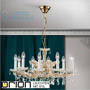 Иконка orion leuchten LU 2211/10 MT-gold Maria Theresia Chandelier, 10 lamps, 24K gold plated светильник