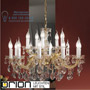 Иконка orion leuchten LU 2243/10+5 gold Theresa chandelier, 10+5 lamps, gold finish светильник