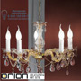Иконка orion leuchten LU 2243/5 gold Theresa chandelier, 5 lamps, gold finish светильник