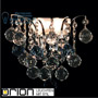 Иконка orion leuchten LU 2324/3/42 chrom/blau KRISTALL KLASSISCH chandelier, 3 lamps, chrome plated, clear+blue crystal светильник
